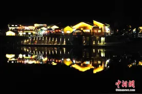 福建云水谣夜色迷人图片