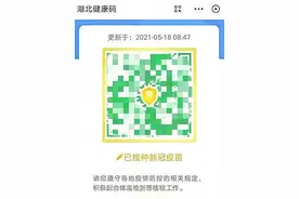 湖北健康码“金色盾牌”上线了 表明持有人已接种新冠疫苗图片