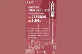 最新数据！河北常住人口共74610235人！性别结构趋于平衡图片