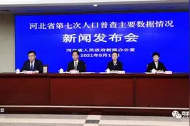 刚刚！河北最新人口数据公布！这个市人口最多！男性比女性多……图片