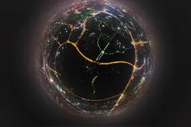 浪漫“心形公路”图片