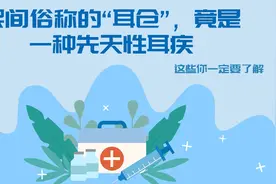 「健康解码」民间俗称的“耳仓”，竟是一种先天性耳疾图片