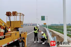 新机场来了！连云港交通执法支队严把机场互通项目质量关图片