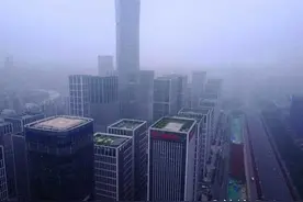 航拍济南第一高楼——云鼎大厦，凯宾斯基豪华酒店开业在即图片