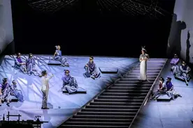 让现代舞元素与戏剧经典共交织，金星首部自导自演舞台剧《日出》东艺首演图片