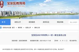 2021年宝安区小一初一学位申请流程看这里图片