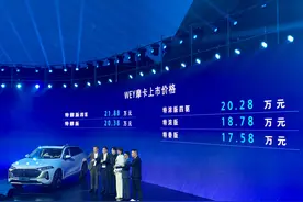 姚安娜代言，WEY品牌全新旗舰车型摩卡17.58万元起售图片