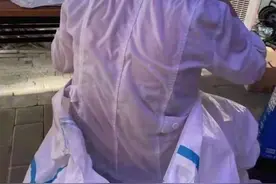广州荔湾区流汗湿透数层衣的护士找到了！但她马上又出发了图片