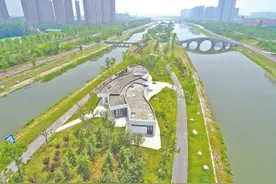 郑州贾鲁河里的这些岛屿成型了 很快就能来岛上逛街、看电影图片