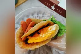 5分钟搞定早餐手抓饼懒人必备图片