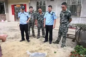 “贪吃蛇”钻进鸡棚，被发现时肚子鼓鼓的…图片