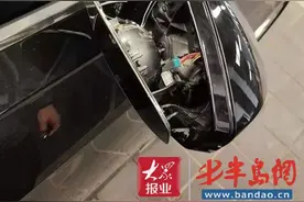 奥迪A8L刚买仨月后视镜脱落，潍坊顺诚奥迪：有划痕不予质保图片