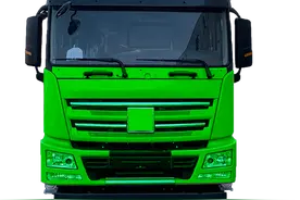 绿底白条，广州新能源“泥头车”试点车型长这样图片
