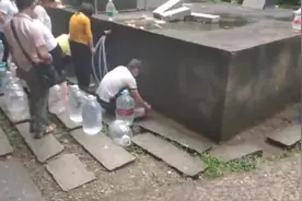 南宁一“山泉”取水点立警示牌，专家称不达标水需谨慎取用图片