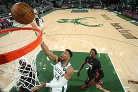 NBA | 遇死敌毫不手软 雄鹿吊打热火场面火爆图片