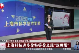2020年度上海科技奖公布：上海科技进步奖特等奖又现“双黄蛋”视频封面