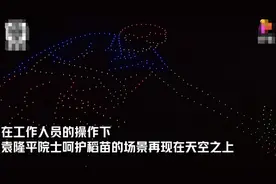 500台无人机照亮夜空送别袁隆平：让袁花花送袁爷爷最后一程图片