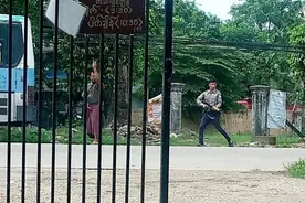 缅甸仰光达基大镇区一名片区管理员遭枪杀图片