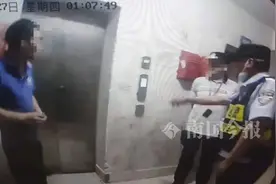 电梯12楼急速下坠！柳州女子一系列操作，最后这幕令人胆战心惊图片