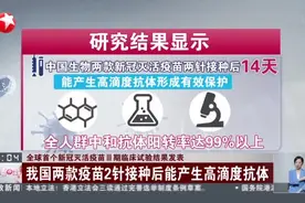 全球首个新冠灭活疫苗Ⅲ期临床试验结果发表：我国两款疫苗2针接种后能产生高滴度抗体视频封面
