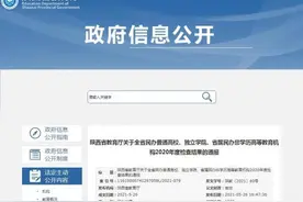 陕省教育厅关于全省民办普通高校、独立学院、省属民办非学历高等教育机构2020年度检查结果的通报图片