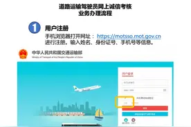 普通货运车辆异地年审、从业资格证换发、诚信考核....上这个系统“一网通办”图片