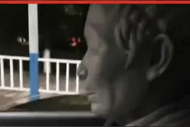 太逼真！重庆司机运送人物坐姿雕像，放在副驾驶还系上安全带，吓得路人尖叫图片