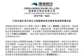 渤海银行市场化选聘结果公示：拓宽选人用人渠道 持续完善优化公司治理结构图片