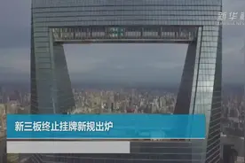 新三板终止挂牌新规出炉视频封面