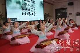 争做明智少年 武汉振兴路小学学子展示“金色童年”图片
