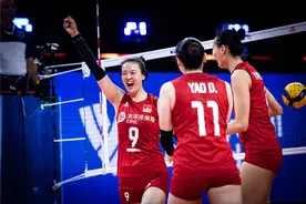 连救4个赛点！中国女排3:2逆转击败德国女排夺世联赛第3胜图片