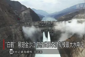 “白鹤”展翅金沙江 航拍世界在建规模最大水电站视频封面
