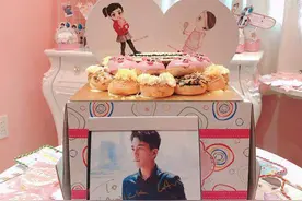 刘恺威为小糯米办生日派对 父女卡通立牌可爱又温馨图片