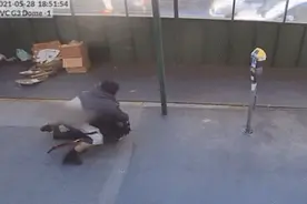 旧金山一男子反抗亚裔女警执法，曾扬言“杀死亚裔”图片