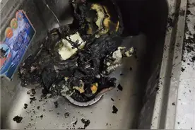 恐怖！颈椎按摩器自行爆炸！引发厨房起火！后面的事，更让人气炸图片