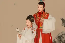 赵志刚陈湜携手登台，共同演绎越剧的那抹“红”图片