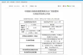 为保险公司谋取不正当利益 海豚保险经纪广西分公司被罚22万图片
