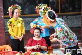 中国有约｜蟳埔女“头顶上的花园”图片