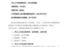 一夜之间，3家公司确定退市图片