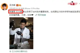 全家都是学霸太恐怖了！哥哥获840万美元研究拨款，王力宏发文祝贺图片
