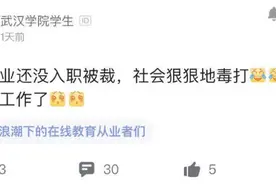 在线教育被曝开始裁员潮，应届生：我压根儿还没入职呢图片