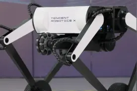 能滑、能越障碍、能空翻，中国全新轮腿式机器人亮相图片