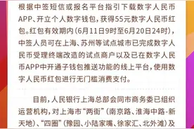 上海35万份数字人民币红包来了，每份55元！小布提供活动报名入口图片