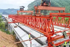 六宾高速林屋大桥全幅贯通！项目关键节点顺利打通图片