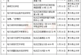 退钱！5倍罚款！哈市曝光11家违法机构图片