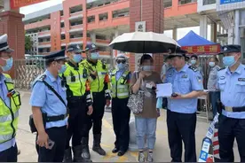 考生证件遗落滴滴车上，惠阳民警紧急帮助寻回图片