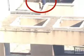 柳州男子将狗狗吊在楼顶暴晒，视频这一幕，网友怒了图片