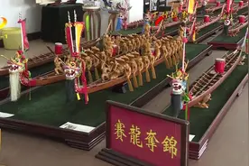 阳江匠人冯浪：手工制作龙舟模型二十载图片