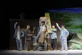 “创作一出好戏”，走近话剧《八步沙》的台前幕后图片