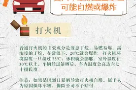 转给车主！夏天车里放这些东西 可能自燃或爆炸图片